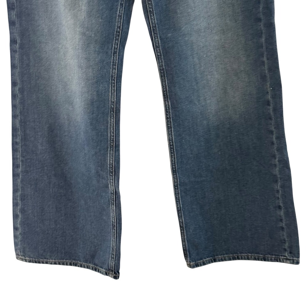 NWT Aeropostale‎ Women's Size 8 High Rise Full Wide Leg Jeans Dark Wash 5-pocket - Picture 16 of 16